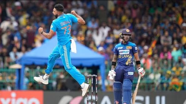 Asia Cup Final - Sri Lanka all out for 50 runs, Siraj took 6 wickets, Hardik got 3 successes